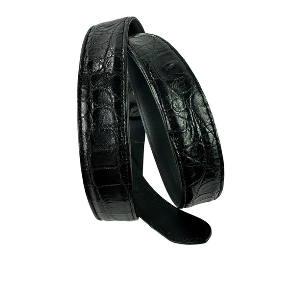 JAMES REID LTD Rippel 925 sterling buckle with Alligator Belt J W Cooper 43 main image 6